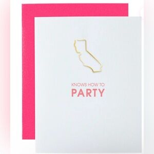 Letterpress paper clip greeting card boutique new with envelope